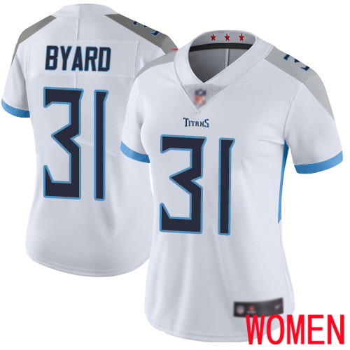 Tennessee Titans Limited White Women Kevin Byard Road Jersey NFL Football #31 Vapor Untouchable